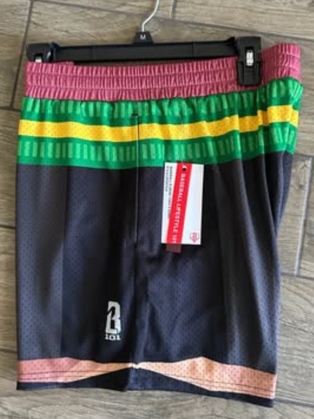 NWT…Baseball Lifestyle 101 Men's Pencil Mesh Shorts